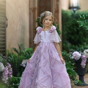 NWT Dollcake My Dream Closet Lilac Lavender Frock Gown Dress Flower Girl Party